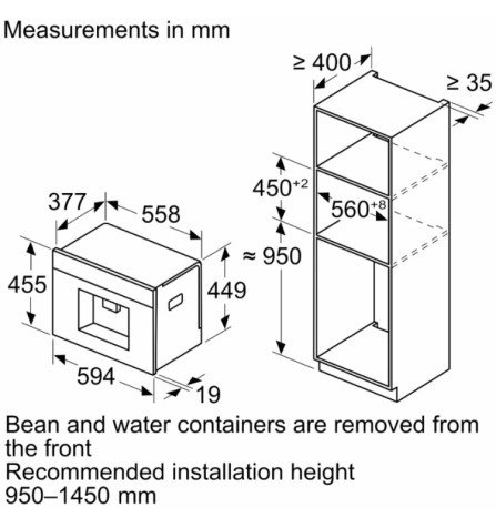 Встраиваемая кофе-машина Bosch CTL7181W0