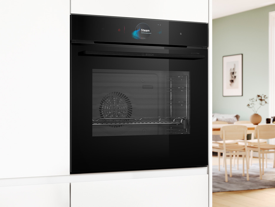 Встраиваемый духовой шкаф Bosch AccentLine черного цвета